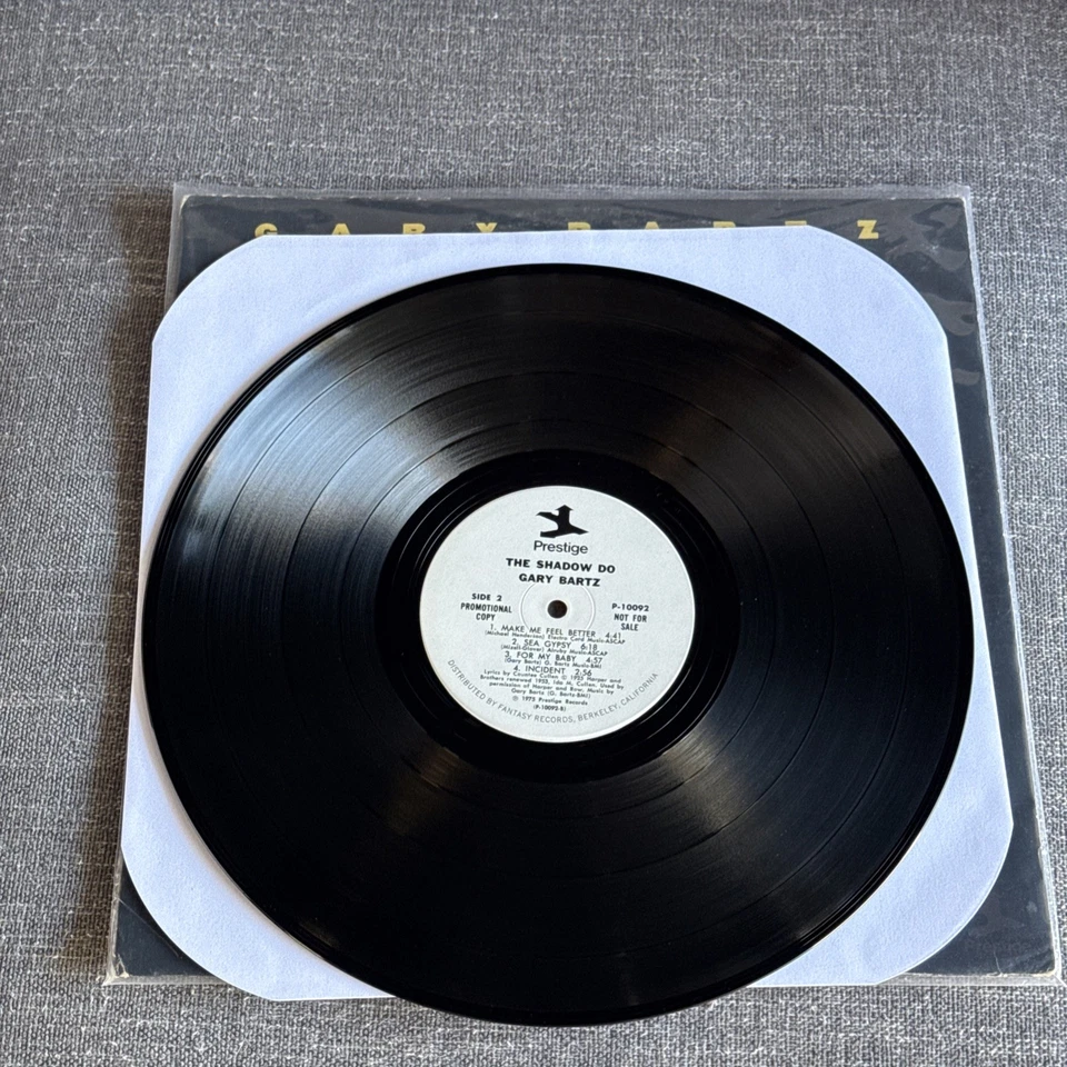 Jazz/Funk LP GARY BARTZ The Shadow Do PRESTIGE Promo! - Image 4 of 4