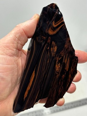 Tri-flow Sheen/Lace Obsidian end Slab Lapidary Cabbing Knapping Combo ship avail