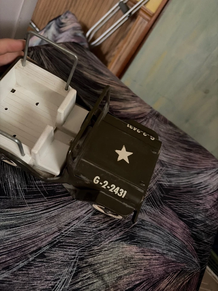 Vintage Tonka Army Jeep G-2-2431 1960s vgc - Image 4 of 4