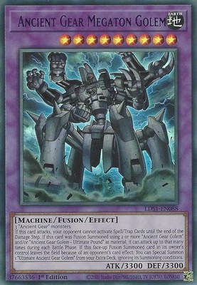 Ancient Gear Megaton Golem (Purple) LDS1-DE088 Legendary Duelists:1st Edition LP