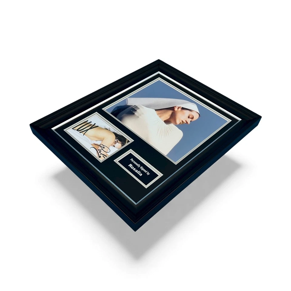 Rosalia SIGNED Luxury Wooden Framed LUX Photo Display & COA Autograph - Image 3 of 4