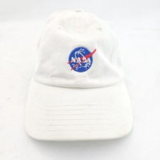 Nasa Baseball Cap Strap-Back Buzz Aldrin White