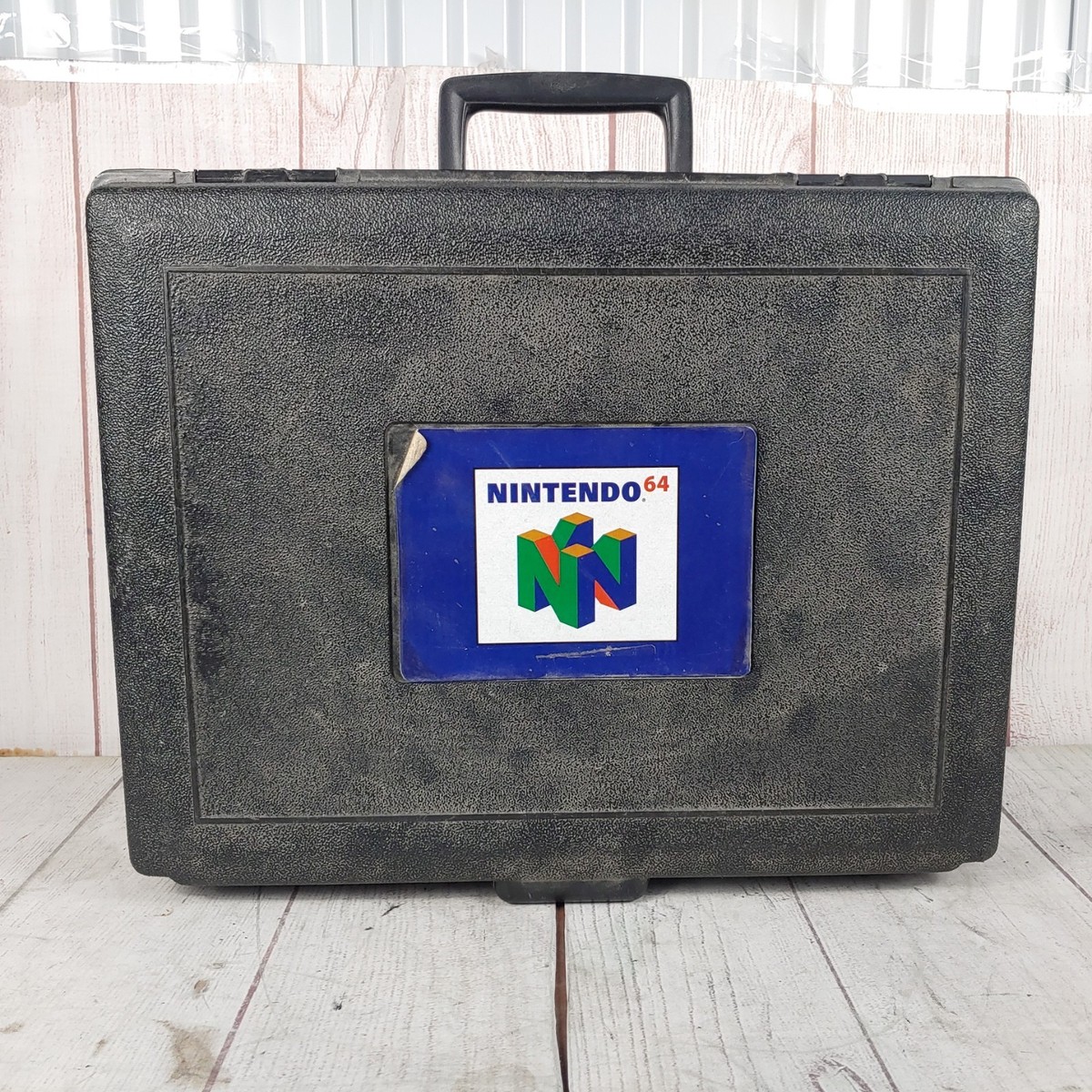 Nintendo 64 BLOCKBUSTER Carrying Travel Hard Case N64 Rental Case