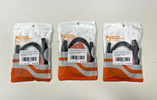 Lot of 3 6FT XLR 3Pin Female to 3.5mm 1/8" Male Stereo