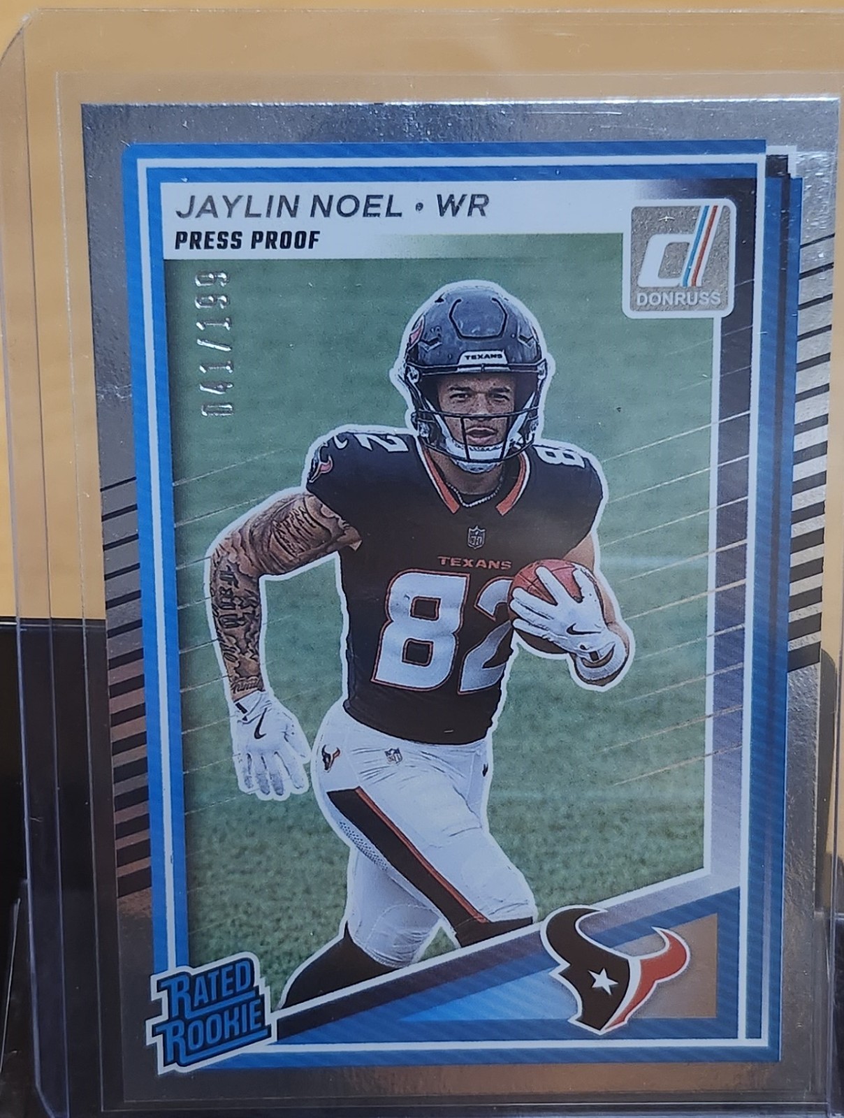 2025 Panini Donruss - Rated Rookie Jaylin Noel 41/199 (RC)