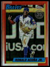 2025 Topps Chrome #90CB-2 Ronald Acuna Jr. 1990 Mojo