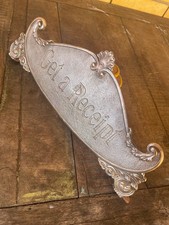 Antique National cash register top sign.