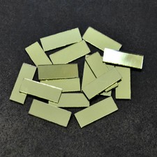 Mirrors Shisha for Embroidery Scarf Craft Purpose Rectangle 8 x 22 MM 100 Pcs