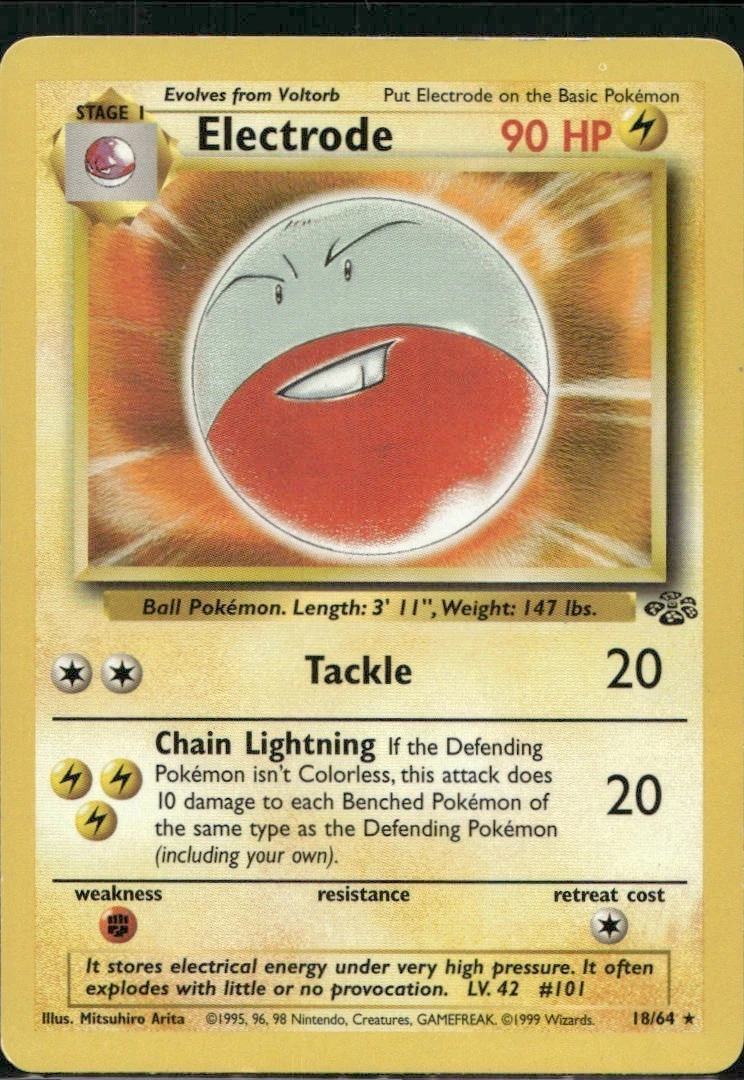 Electrode Pokemon Card for sale