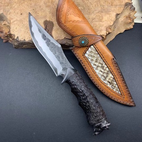 CUCHILLO DE CAZA JAPONÉS FORJADO SAN MAI CUCHILLO DE SUPERVIVENCIA BOWIE... - Imagen 2 de 23