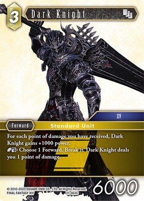 Dark Knight [Final Fantasy TCG] Trading Card - SQUARE ENIX [NEAR MINT] 21-063C