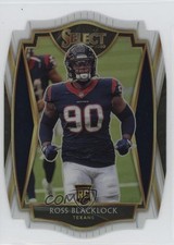 2020 Panini Select Premier Level White Prizm Die-Cut Ross Blacklock #194 0e2o