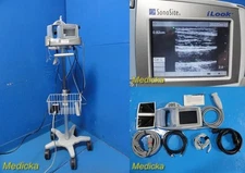 2007 SonoSite iLook 25 Portable Ultrasound W/ Dock, Printer, PSU & Stand ~ 38125