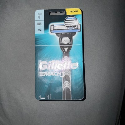 Gillette MACH3 Men's Razor Handle with One Blade Refill - Black