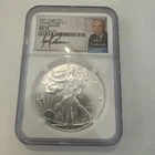 2021 $1 Silver Eagle Type I NGC MS70 Early Releases Jon Cameron Signature Label