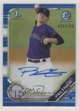 2019 Bowman Chrome Prospects Blue Refractor 23/150 Ryan Feltner #CPA-RF Auto 1b8