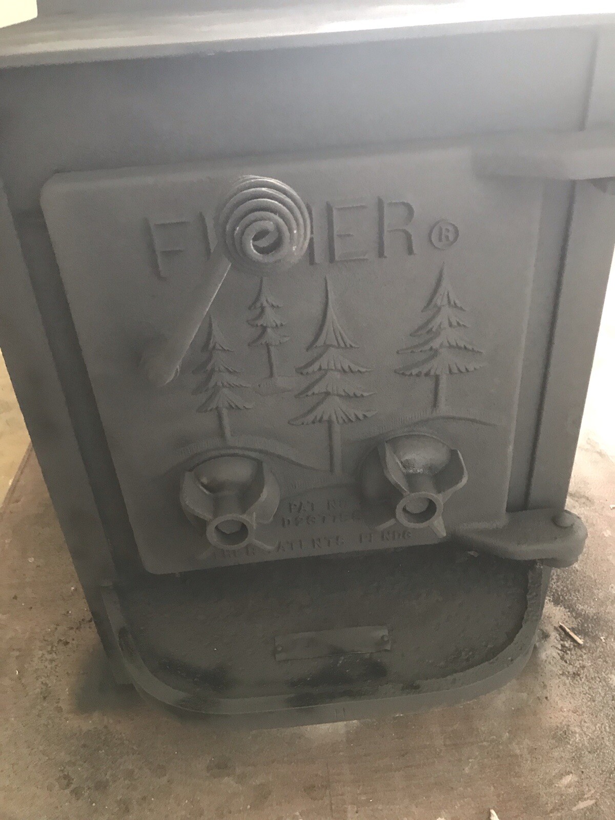 FISHER PAPA BEAR WOOD STOVE FREE DELIVERY 100 mile radius of zip code
