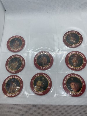 7-11 Slurpee MLB Superstar Action Coins 1992 Lot Of 8