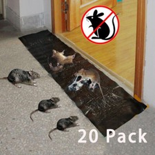 20Pack Large Mice Mouse Glue Traps Rodent Catcher Rat Board Indoor Super Sticky