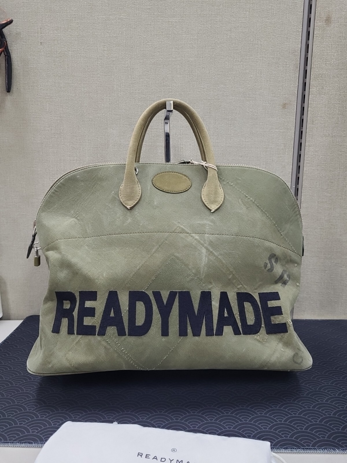 Authentic Readymade Daily Bag Made from US Army Duffle Bag Green image 4