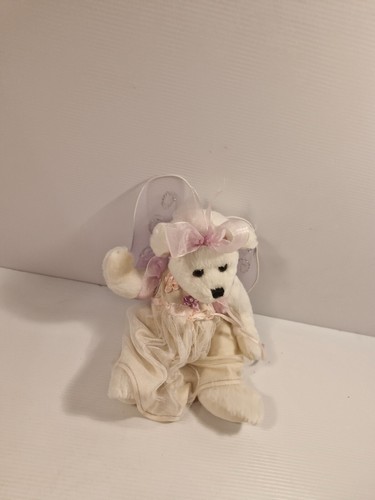 Trixie Teddy Bear White Dress with Fairy Wings Soft Plush Toy Tic Toc Teddies - 第 3/10 張圖片