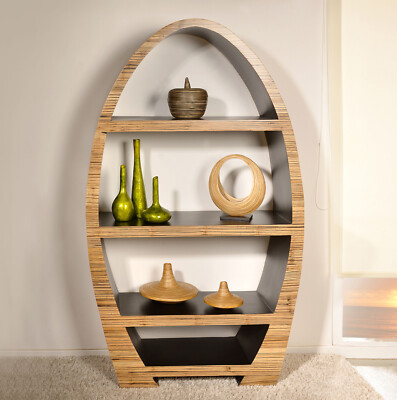 Regal Tatawi Bambus Bambusregal Holzregal Ablage Schrank Deko Bro  Standregal | eBay.de