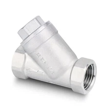 Industrial Plumbing Y Strainers NPT Female 1/2" Heavy Duty 304 Stainless Stee...