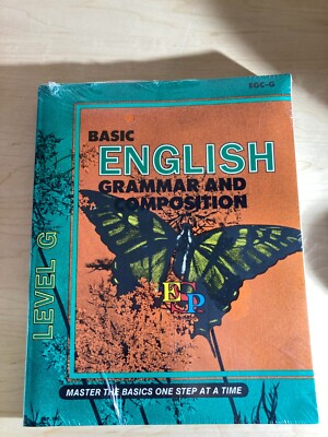 ^BASIC ENGLISH GRAMMAR & COMPOSITION: LEVEL ''G'' BY ESP INC - NEW FACTORY SEALED