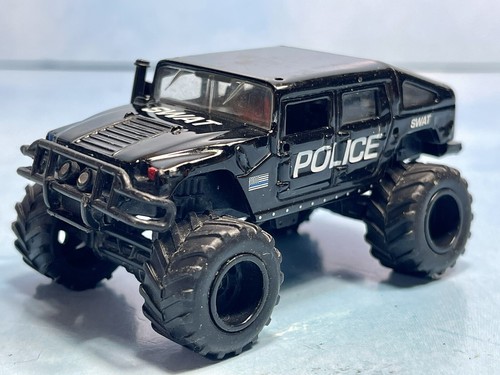 Master 1:64 für Hummer H1 1999 SUV Militär Diecast Spielzeug Auto Modelle Sammlung Geschenke Black