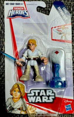 NEW Galactic Heroes Star Wars 2.5'' Action Figure LUKE SKYWALKER Disney Hasbro