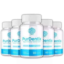 (5 Pack) Purdentix Oral Probiotic Support Healthy Teeth and Gums Pur Dentix 