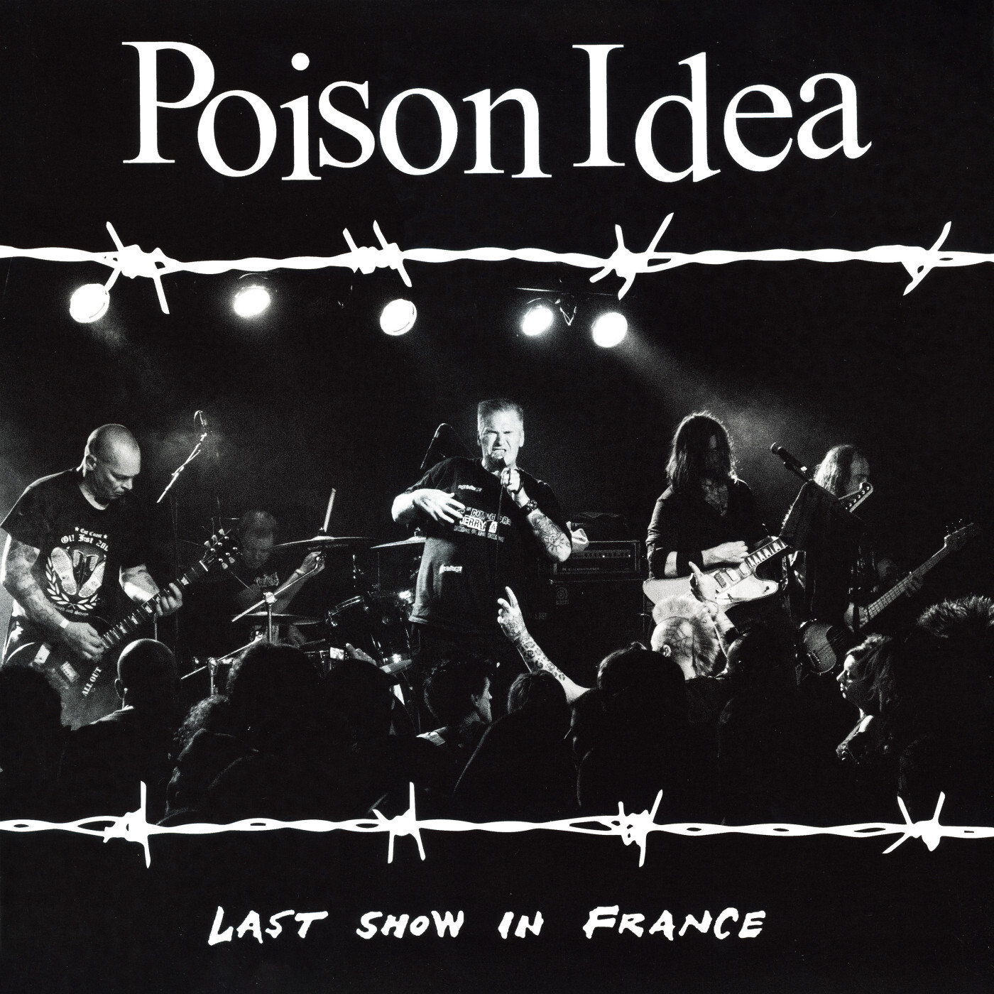 Последний концерт Poison Idea во Франции - Виниловая пластинка Burgundy LP 12 - NEW - Punk