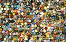 🐦Early Run Classic JABO Collectors Mixed Marbles Lot of 6 Size .625"=5/8" Mint