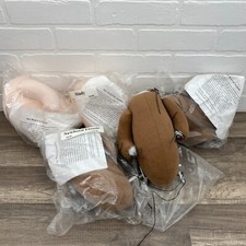 Lot of 5 Weighted Cloth Fabric Doll Bodies Body Arms Light Dark Skin Doll Making