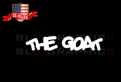 THE GOAT Decal Sticker - Illest (2) Lowered JDM Stance Drift Slammed - Bild 1 von 3