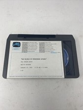 sony anti static Vms cassette nbc brodcast 1/26/1992 nba Inside Stuff Rare