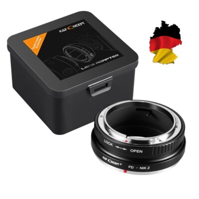 K&F Concept Adapter, Canon FD auf Nikon Z Mount, Canon FD to Nikon Z, FD - NIK Z
