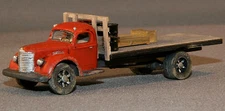 HO/HOn3 INTERNATIONAL KB-11 FLAT BED TRUCK WISEMAN MODEL SERVICES KIT OT5040