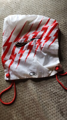 NIKE MEN'S MERCURIAL SUPERFLY 8 ELITE CR7 FG/MG CHILE RED/WHITE