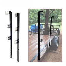 3-Place Trimmer Rack Trim Line Holder For Enclosed Trailer Rack Open Land