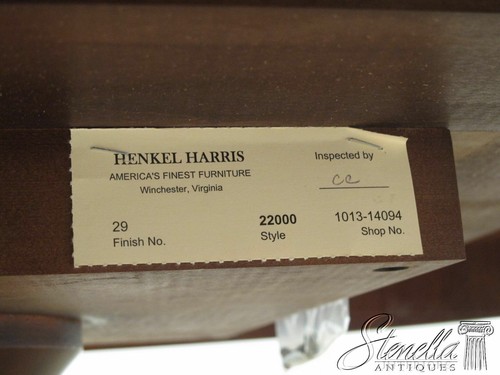 L55134EC: HENKEL HARRIS Round Mahogany Center Table Model #2200 ~ Brand NEW - Picture 12 of 12