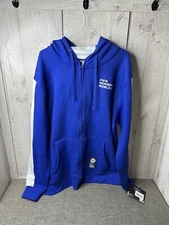 FIFA Womens Hooded Sweatshirt Size XXL 2023 Zip Up World Cup Japan Blue Zip