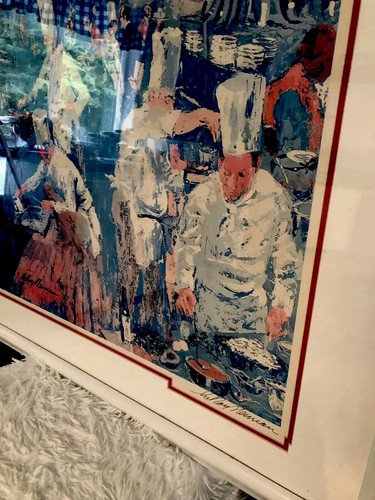 LeRoy Neiman signed, Serigraphy, framed, La Grande Cuisine/Large SIGNED - Picture 6 of 11