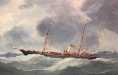 Ioannis Altamouras Yacht 1876 17''x 22'' Archival Art Print