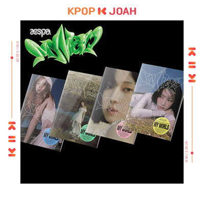 AESPA MY WORLD 3rd Mini Album INTRO Ver. CD+POSTER+PhotoBook+Card+GIFT