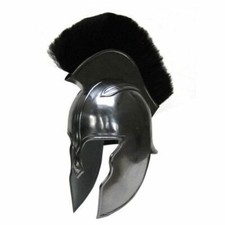 Achilles Troy Helmet Silver One Size roman barbute spartan Warrior Pair Of Paul1