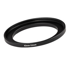43mm to 52mm Stepping Step Up Filter Ring Adapter 43mm-52mm