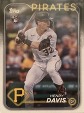 2024 Topps #295 Henry Davis - Pittsburgh Pirates Base Card