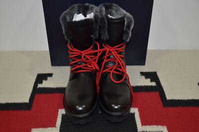 Ralph Lauren Purple Label Jenkins Shearling Fur Lined Leather Snow