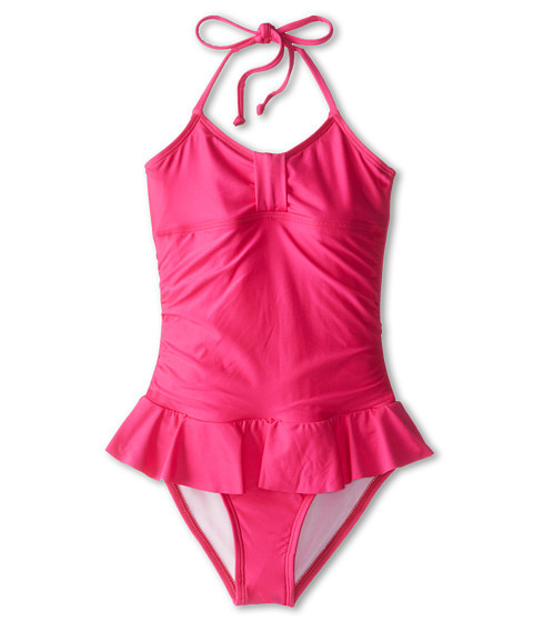 SPLENDID LITTLES FLOWER MARKET RUFFLE ONE PIECE SWIMSUIT PINK SIZE